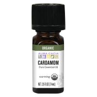 Aura Cacia Organic Cardamom Essential Oil 0.25 fl. oz.