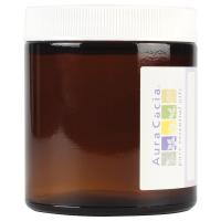 Aura Cacia Amber Wide Mouth Jar with Writable Label 4 oz.