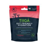 Tiiga Strawberry Gut Friendly Hydration 16 (0.46 oz.) packs