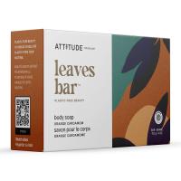 Attitude Leaves Bar Orange Cardamom Body Soap 4 oz.