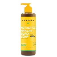 Alaffia Authentic African Peppermint Black Soap 16 fl. oz.