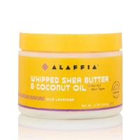 Alaffia Wild Lavender Whipped Shea Butter and Coconut Oil 4 oz.
