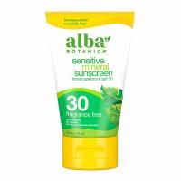 Alba Botanica Sheer Mineral Fragrance-Free Sunscreen SPF 30 3 fl. oz.