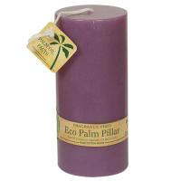 Aloha Bay Unscented Violet Pillar Candle 2 1/4 x 5