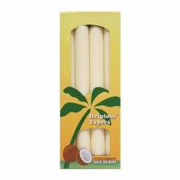 Aloha Bay Unscented Cream Taper Candles 9