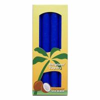 Aloha Bay Unscented Royal Blue Taper Candles 9