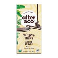Alter Eco Creme Brulee Truffle Thins 2.96 oz. bar