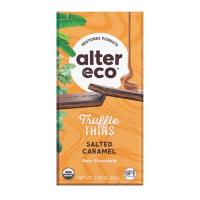 Alter Eco Salt Caramel Dark Chocolate Truffle Thins 2.96 oz