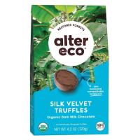 Alter Eco Organic Dark Chocolate Velvet Coconut Oil Truffles 10 count bag