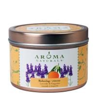 Aroma Naturals Relaxing Tangerine Small Tin 2 1/2 x 1 3/4