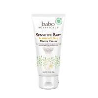 Babo Botanicals Sensitive Baby Fragrance Free Zinc Diaper Cream 3 oz.