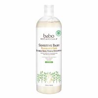 Babo Botanicals Sensitive Baby Fragrance Free Bubble Bath 15 oz.