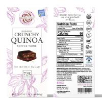 Blissfully Better Organic Crunchy Quinoa Toffee Thins 1.6 oz. (4 pieces)