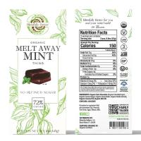 Blissfully Better Organic Melt Away Mint Thins 1.6 oz. (4 pieces)