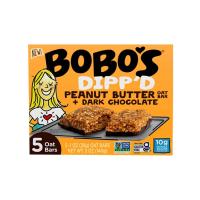 Bobo's Peanut Butter with Dark Chocolate Dipp'd Bars 5 count