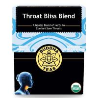Buddha Teas Organic Throat Bliss Tea 18 Tea Bags