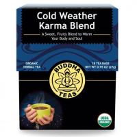 Buddha Teas Cold Weather Karma Organic Premium Tea Blends 18 tea bags