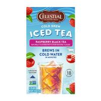 Celestial Seasonings Cold Brew Raspberry Black Tea 18 tea bags