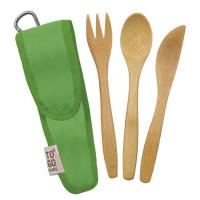To-Go Ware Kiwi Green Reusable RePEaT Utensil Sets for Kids