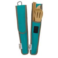 To-Go Ware Agave Teal Reusable RePEaT Bamboo Utensil Set