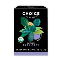 Choice Teas Organic Earl Grey Tea 16 tea bags