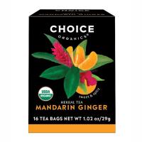 Choice Tea Organic Mandarin Ginger Tea 16 tea bags