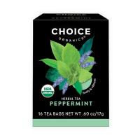 Choice Teas Organic Peppermint Tea 16 tea bags