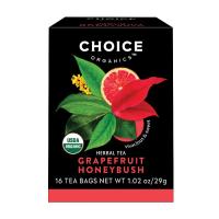 Choice Tea Organic Grapefruit Honeybush Tea 16 tea bags