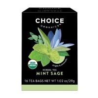 Choice Tea Organic Mint Sage Tea 16 tea bags