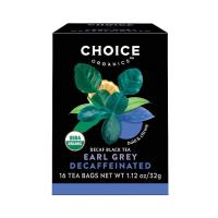 Choice Tea Organic Earl Grey Decaf Tea 16 tea bags