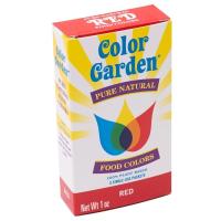 Color Garden Red Natural Food Coloring 5 (6g) packets