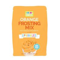 Color Kitchen Orange Frosting Mix with Sprinkles 11.96 oz