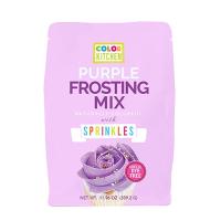 Color Kitchen Purple Frosting Mix with Sprinkles 11.96 oz