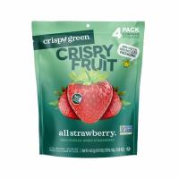 Crispy Green Strawberry Freeze-Dried Fruit Pack 4 (0.42 oz.) pouches