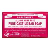 Dr. Bronner's Rose Castile Bar Soap 5 oz.