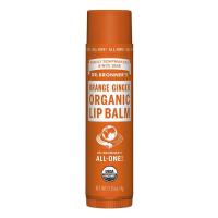 Dr. Bronner's Organic Orange Ginger Lip Balm 0.15 oz.