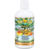 Dynamic Health Organic Mango & Orange Aloe Vera Juice (Plastic) 32 fl. oz.