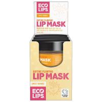Eco Lips Orange Daytime Plumping Lip Mask Display 6 (0.39 oz.) jars