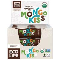 Eco Lips Mongo Kiss Coconut Lip Balm Display 15 (0.25 oz.) tubes