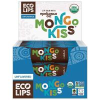 Eco Lips Mongo Kiss Unflavored Lip Balm Display 15 (0.25 oz.) tubes