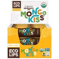 Eco Lips Mongo Kiss Vanilla Honey Lip Balm Display 15 (0.25 oz.) tubes