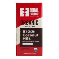 Equal Exchange Organic Chocolate with Coconut Milk Bar 2.8 oz. bar