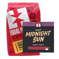 Equal Exchange Organic Coffee Midnight Sun Whole Bean Coffee 10 oz.