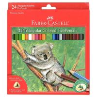 Faber Castell Triangular Colored EcoPencils 24 count