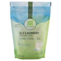Grab Green Fragranc Free 3-in-1 Laundry Detergent Pods 24 Loads