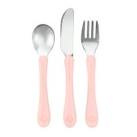 Green Sprouts Light Grapefruit Stainless Steel & Sprout Ware&trade; Kids' Cutlery