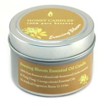 Honey Candle Co. Evening Bloom Essential Oil Beeswax Candle 3 oz. tin