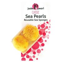 Jade & Pearl Medium Reusable Sea Sponges 2 count