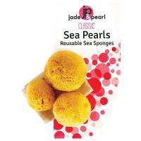 Jade & Pearl Multi Pack Reusable Sea Sponges Assorted