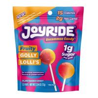 Joyride Low Sugar Fruity Golly Lolli's 12 pops
